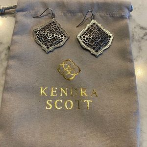 Kendra Scott silver earrings